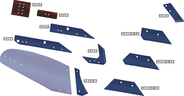 Recambio para Arados Fiskars-Agrolux FK