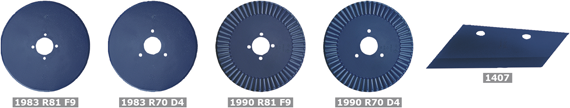 Fiskars-Agrolux discos guía