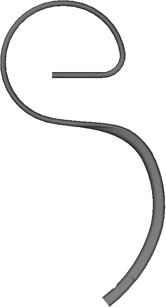 Brazo vibrocultivador 2476 de 45x12mm