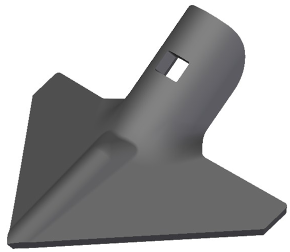 Reja cultivadora 15047 con nervio