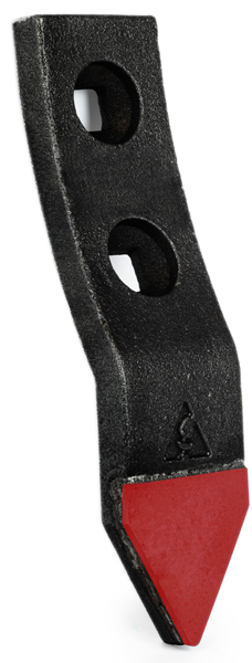 Dedo de sembradora con plaquita de tungsteno 15023
